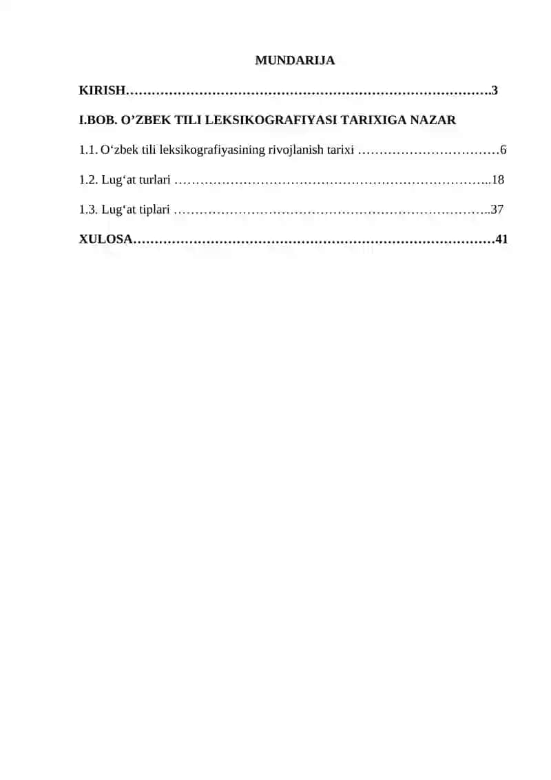 Oʻzbek tili leksikografiyasi. Lug’at turlari va tiplari 2