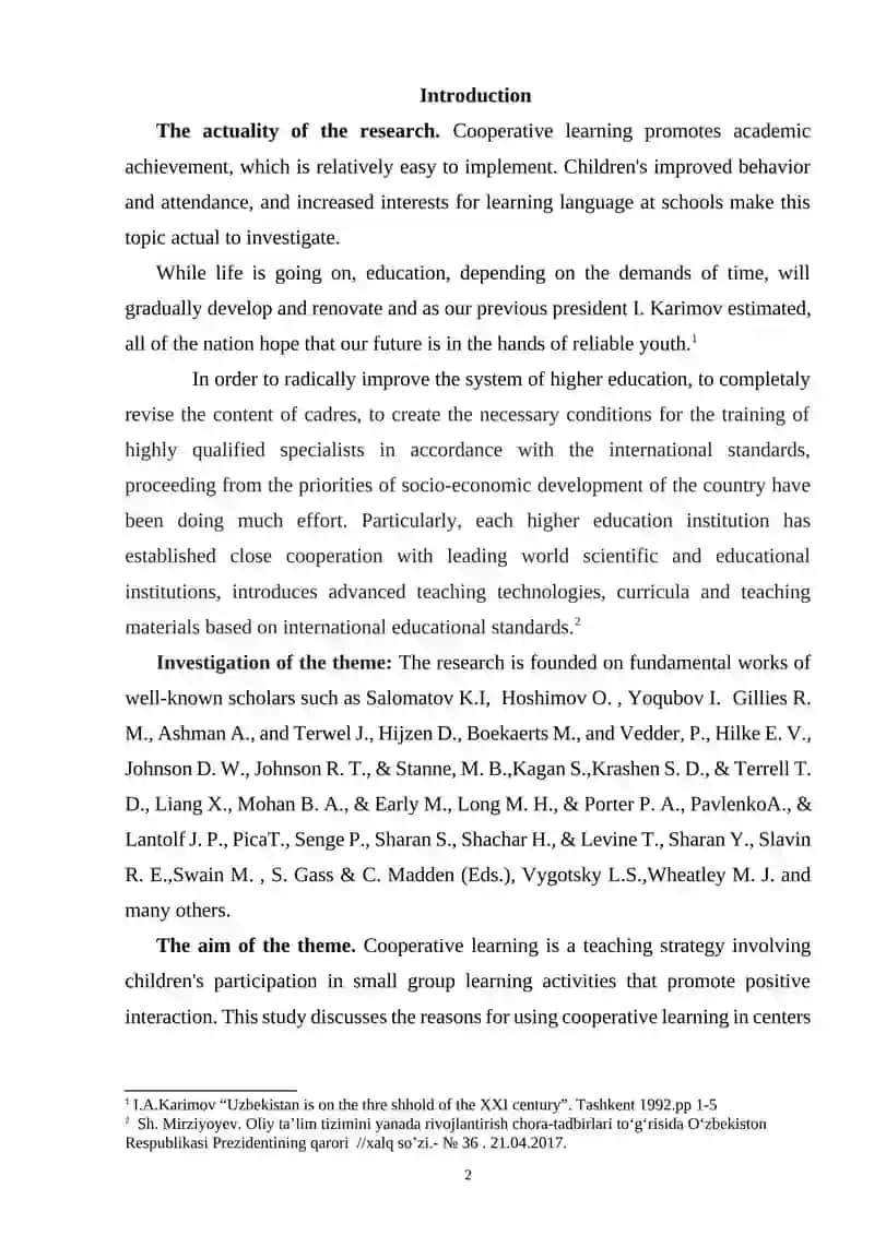 Importance of Lesson Planning and Organizing in Teaching EFL 2