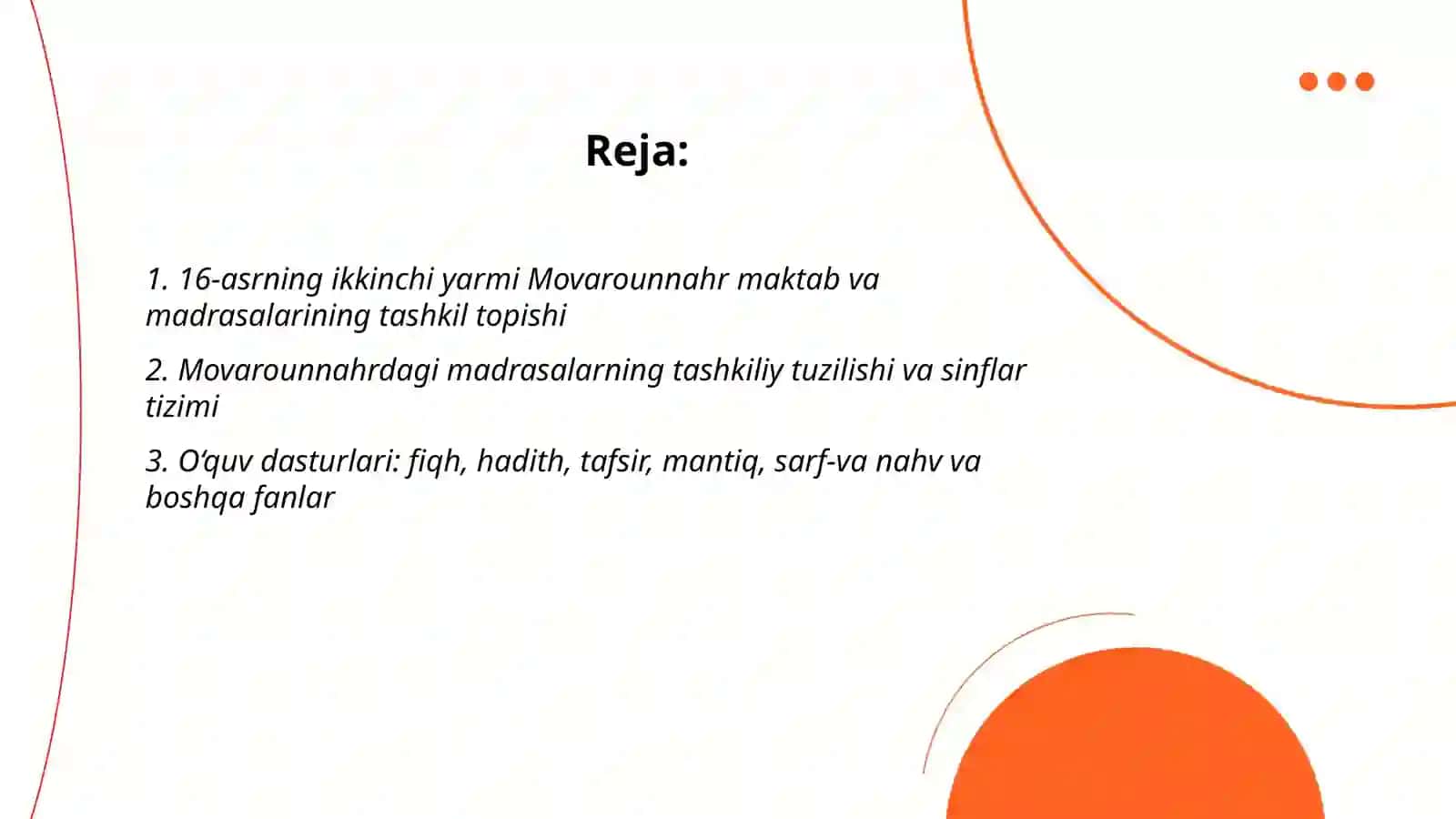 16-asrninh ikkinchi yarmi va 16-asrda Movarounnahrda tarbiya va maktab 2