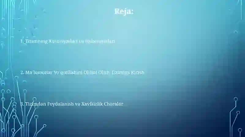 Ma'lumotlar yòqolishini oldini olish sistemasi 2