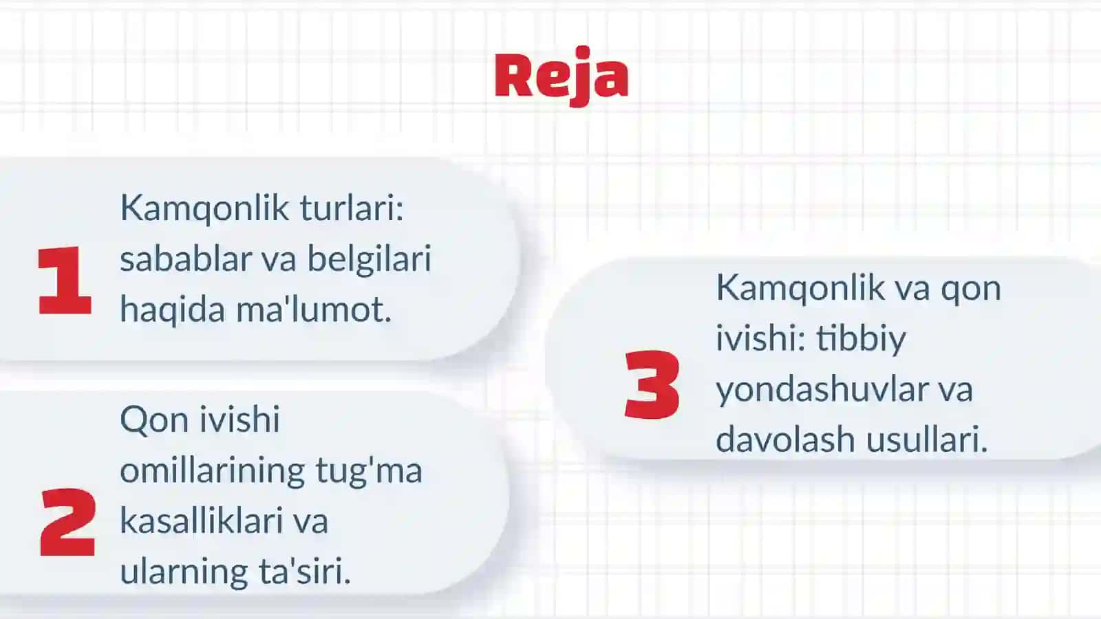 Kamqonlik turlari va sabablari. Qon ivishi omillarining tug'ma kasaliklari 2