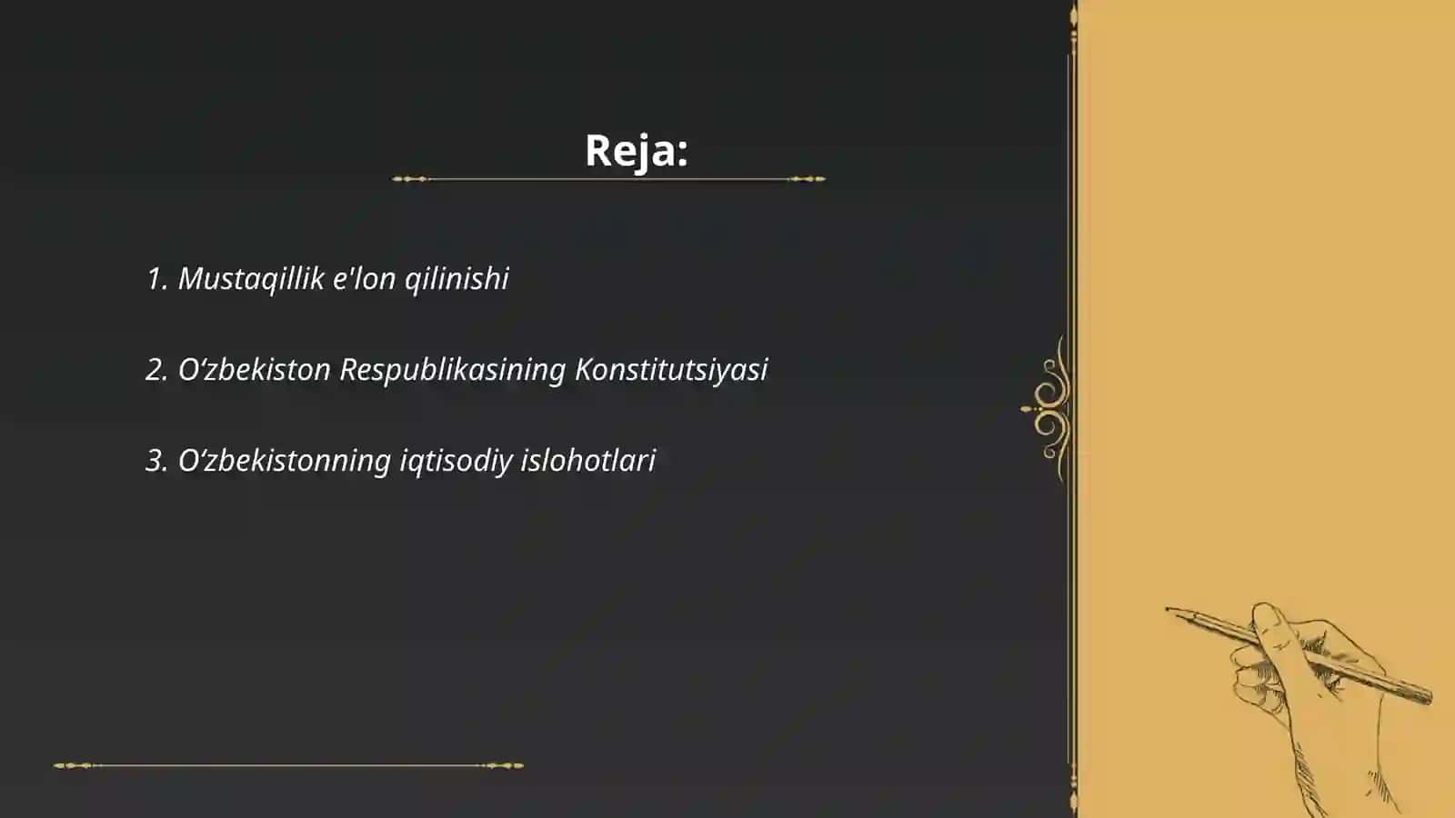 Mustaqillik e'lon qilinishi 2