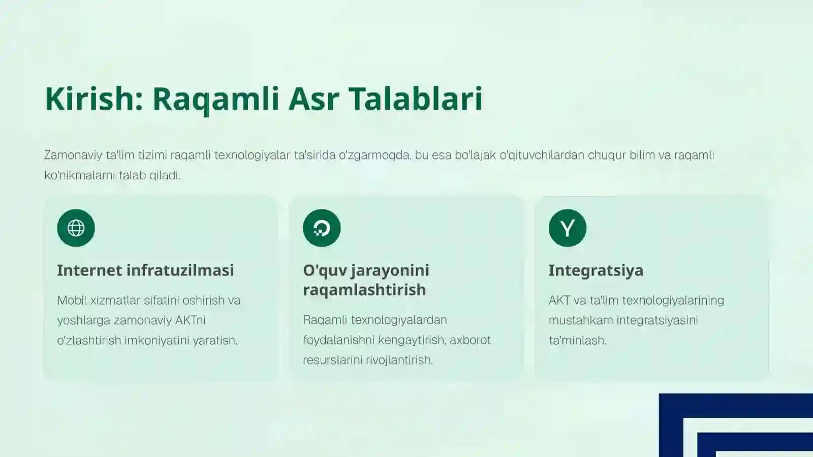 Matematika o'qituvchilarini raqamli texnologiyalar bilan tayyorlash 2