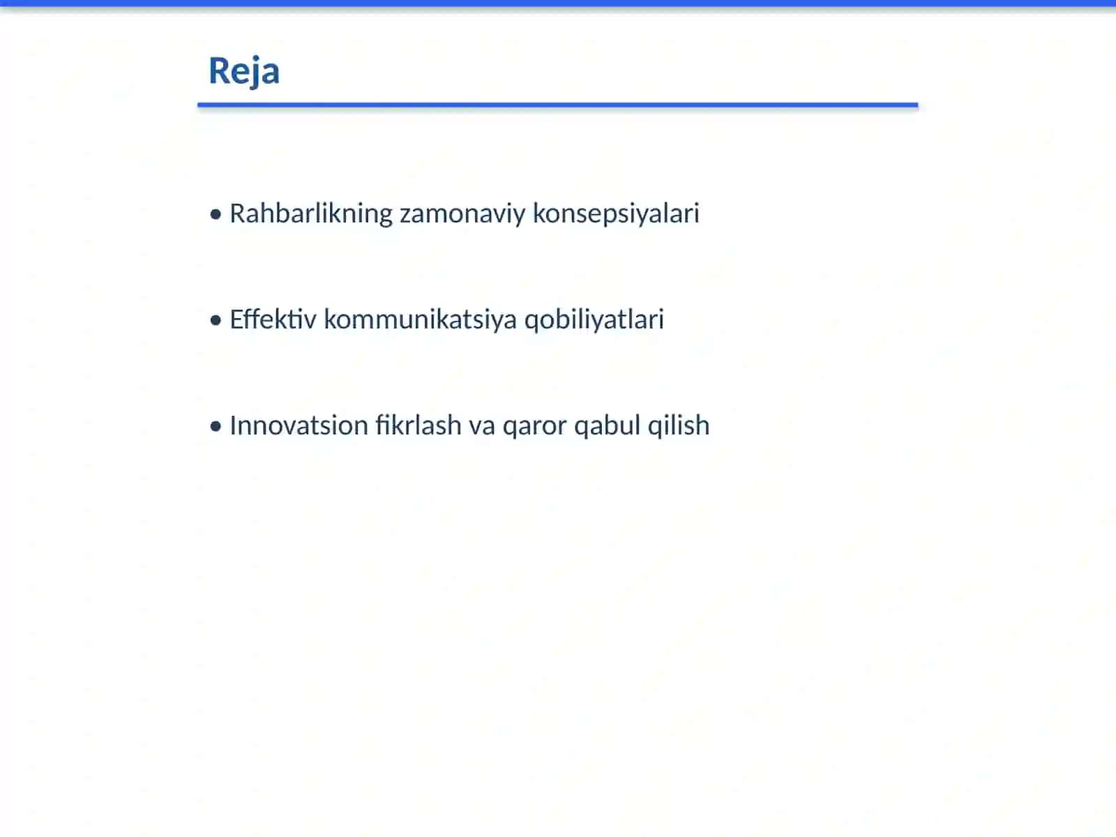 Zamonaviy rahbar sifatlari 2