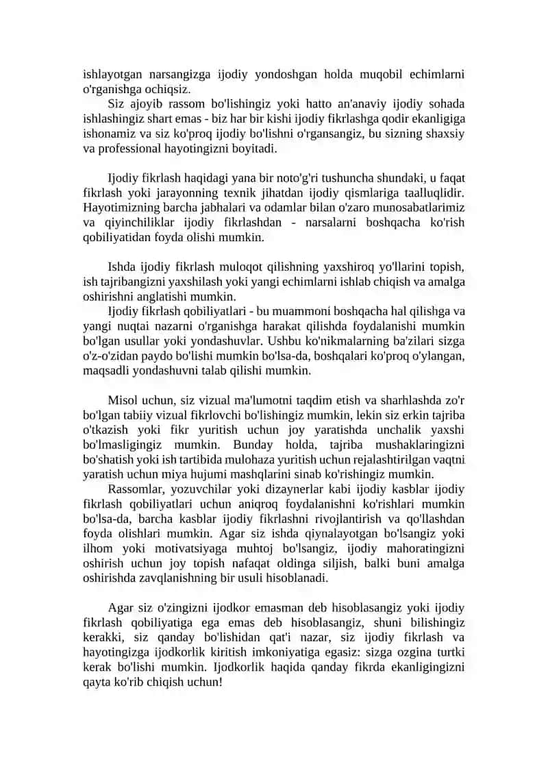 Yondashuvni aniqlash va uning shakllanishi 2