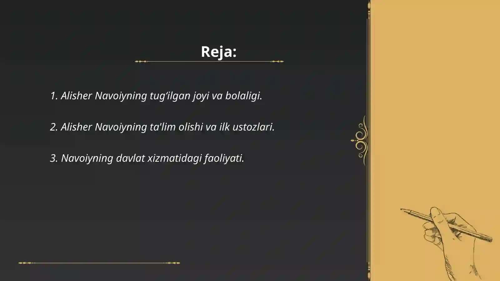 Alisher Navoiyning hayoti va ijodi 2