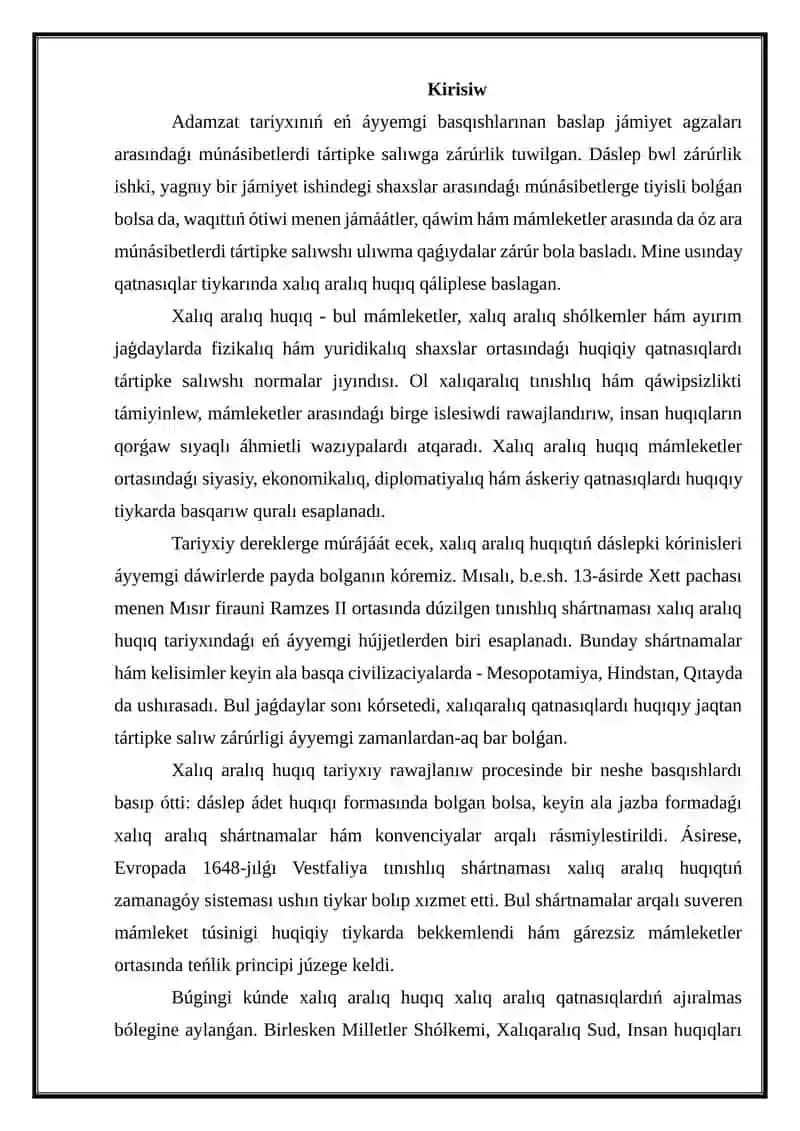 Xalıq aralıq huqıq 2