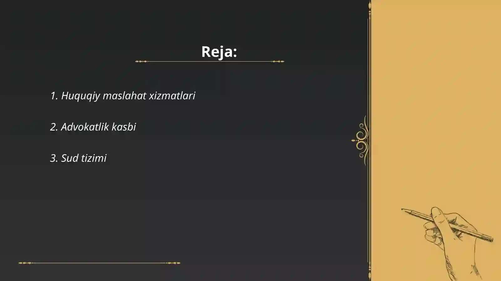 Huquqiy maslahat xizmatlari 2