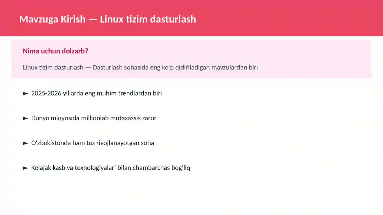 C++ VA TIZIM DASTURLASH 2