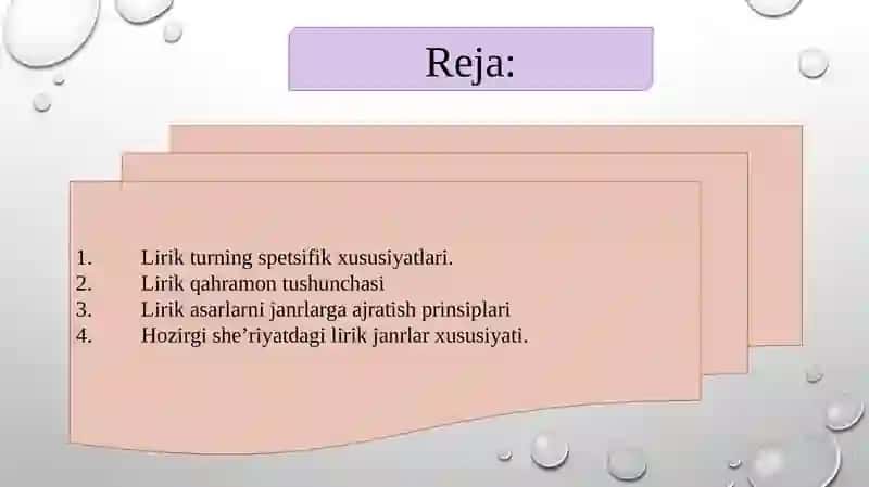 Lirik janr g'azosmatnlar ustida ishlash metodikasi 2