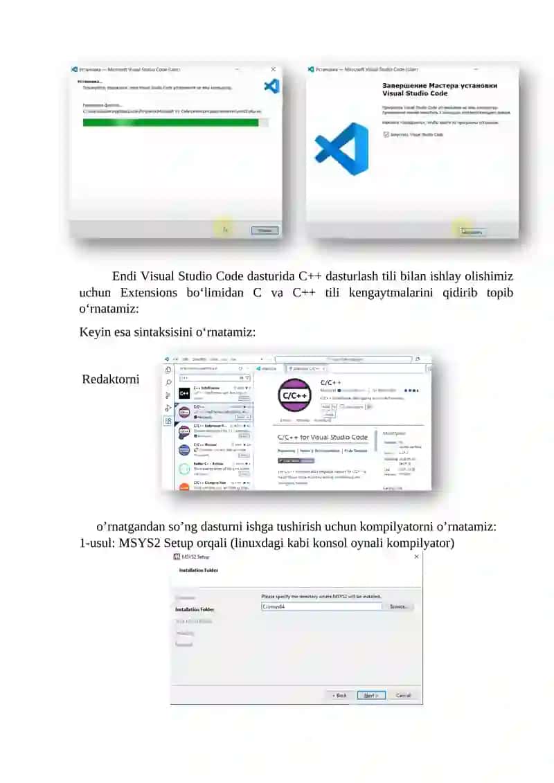 Standart OpenMp tsikl darajasiga misollar 2
