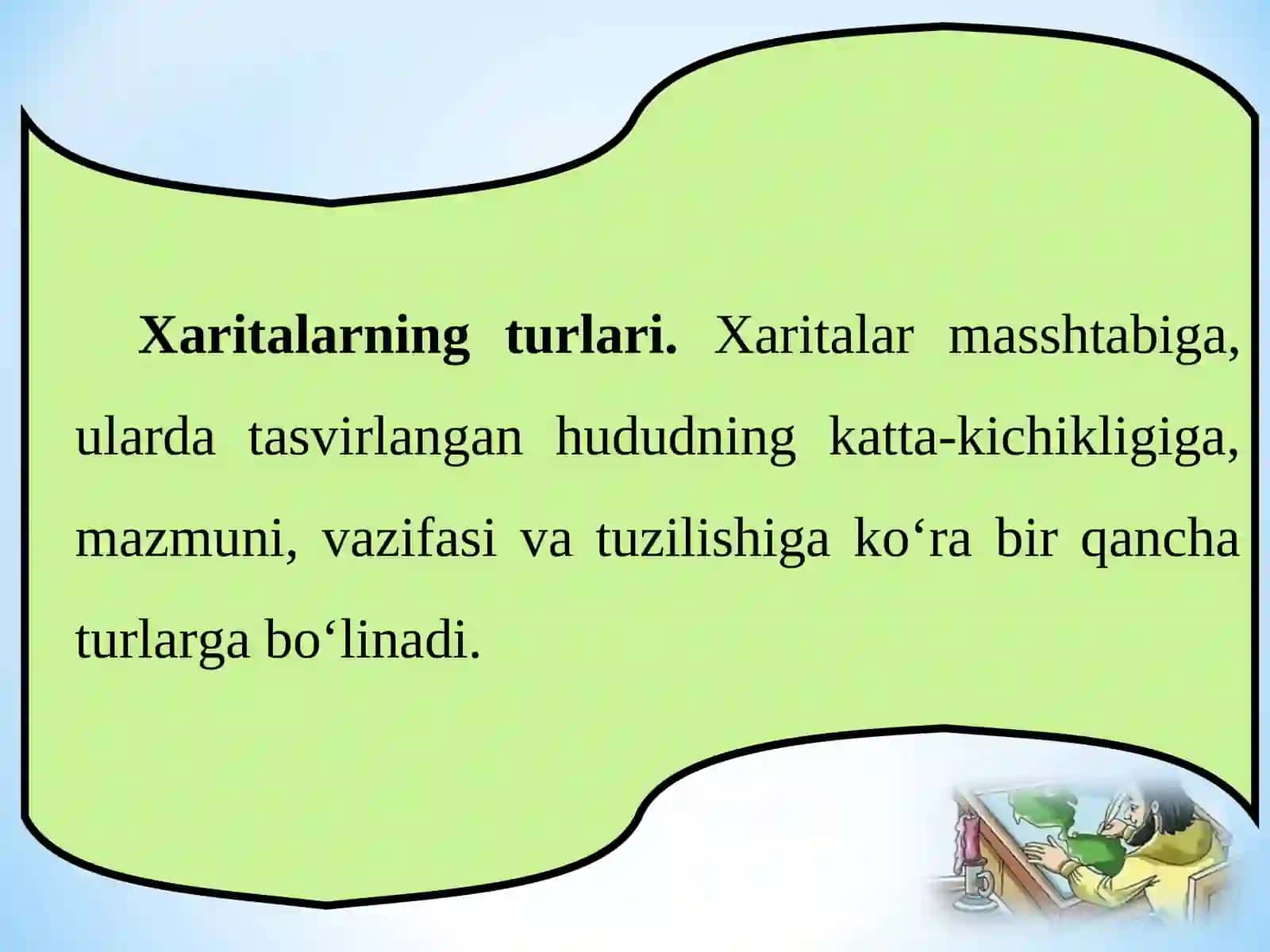 Xaritalarning turlari va ulardan foydalanish 2