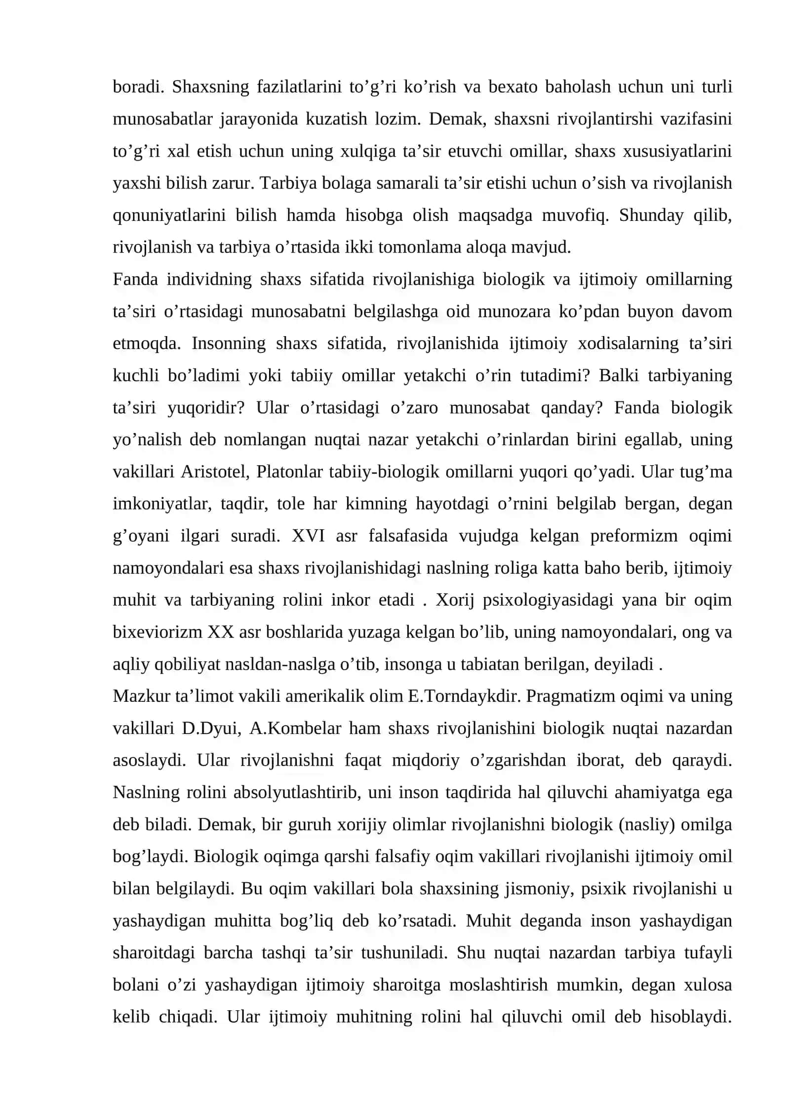 Bolalik – insonning ijtimoiy hayot meʼyorlarini egallay boshlash davri 2