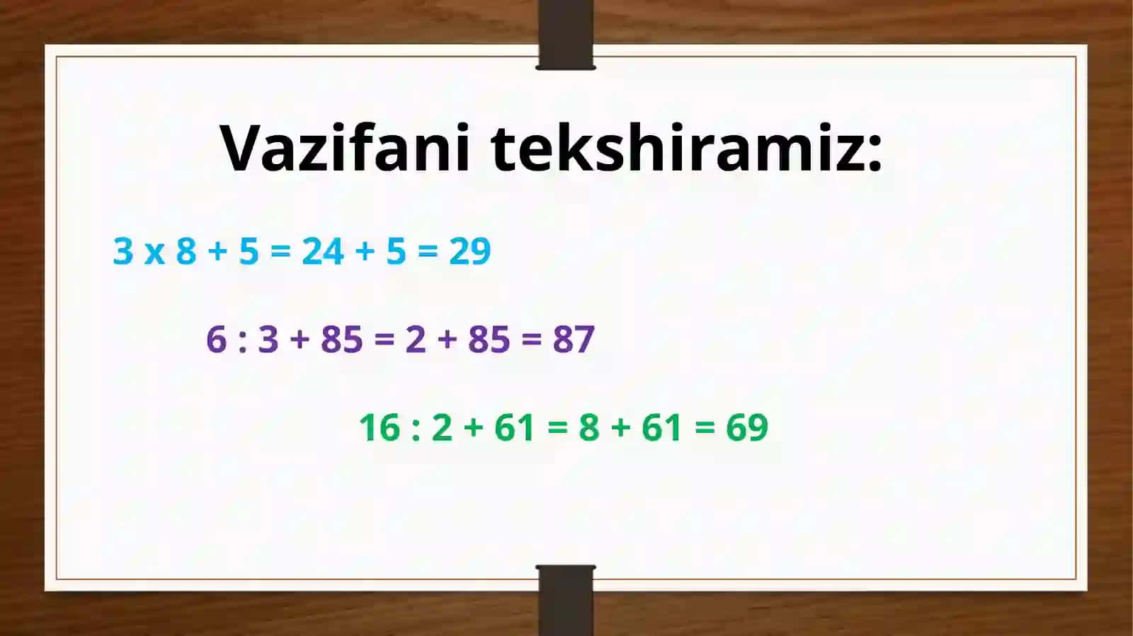 "Vaqt va vaqt birliklari" 2