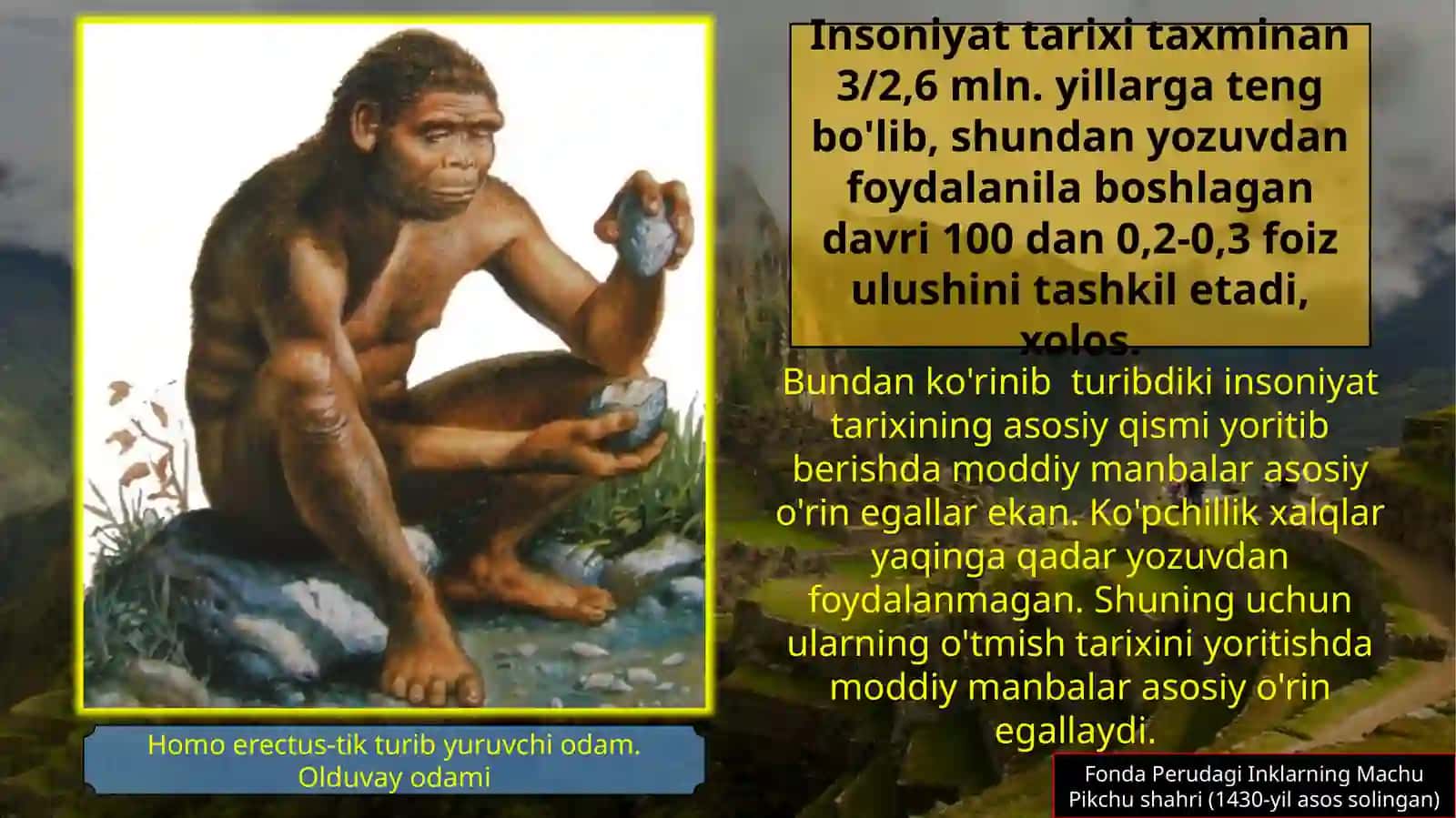Arxeologik materiallar tarixiy manba sifatida 2