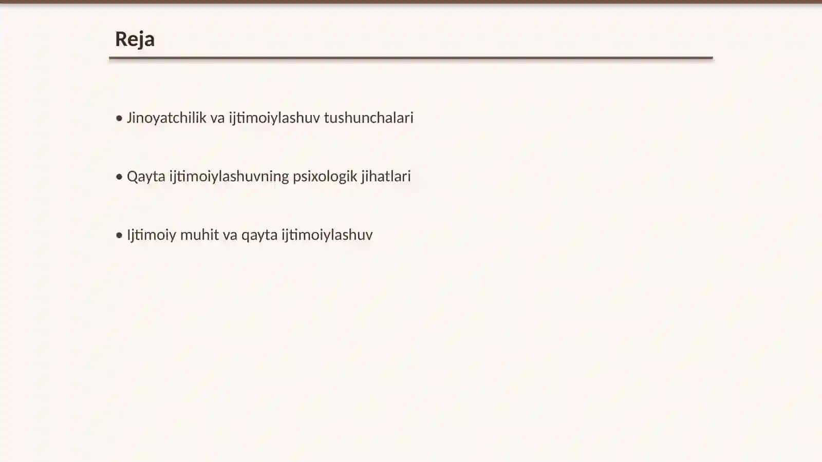 Jinoyatchi shaxsning qayta ijtimoiylashuvi 2