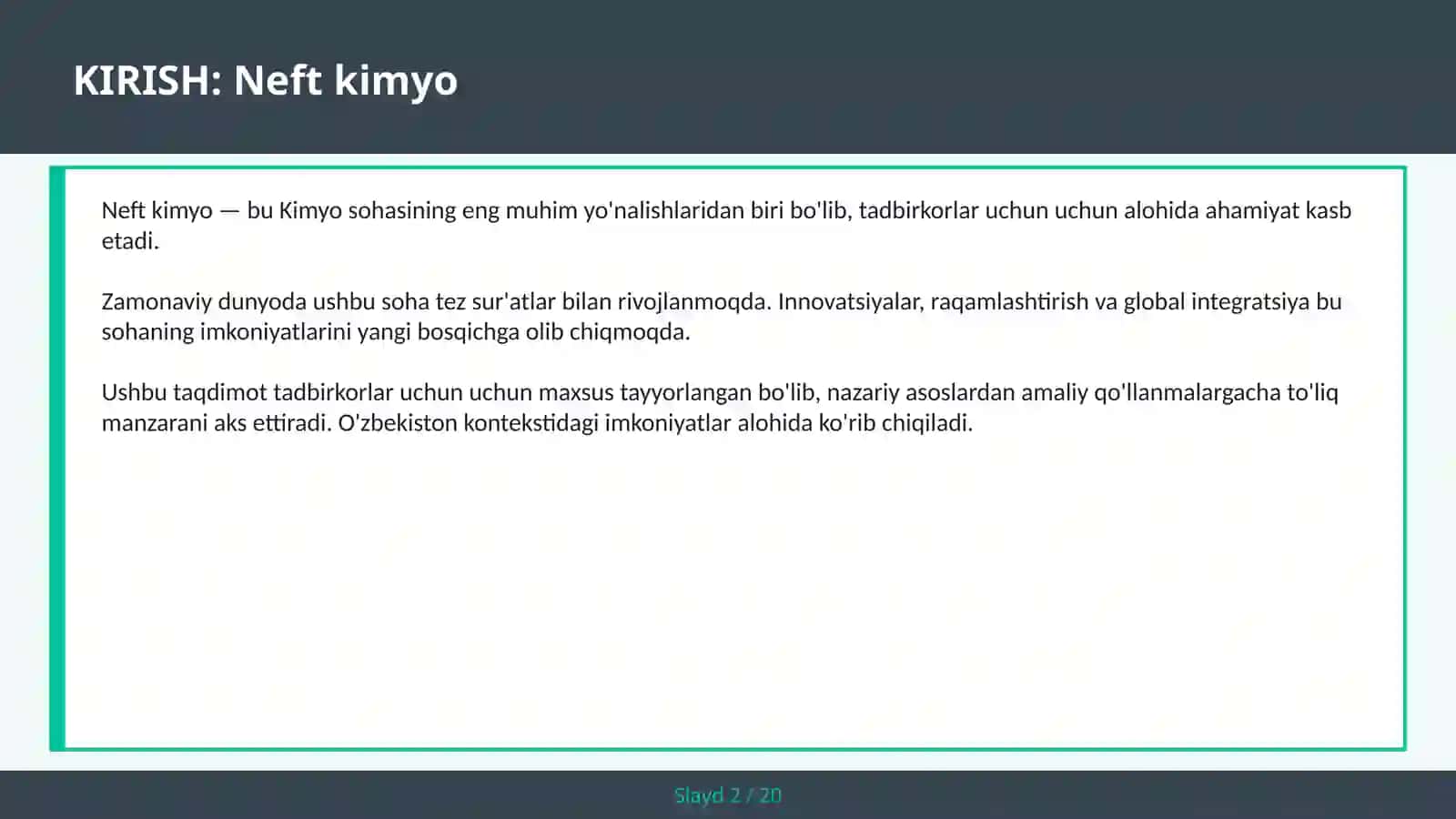 NEFT KIMYO 2