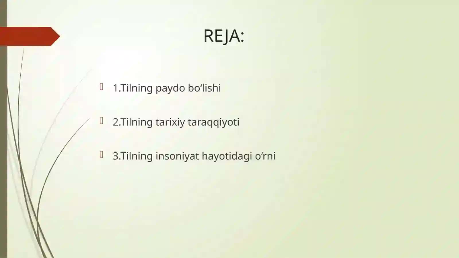 TIL - INSONIYATNING MUHIMALOQA ARALASHUVI VOSITASI 2