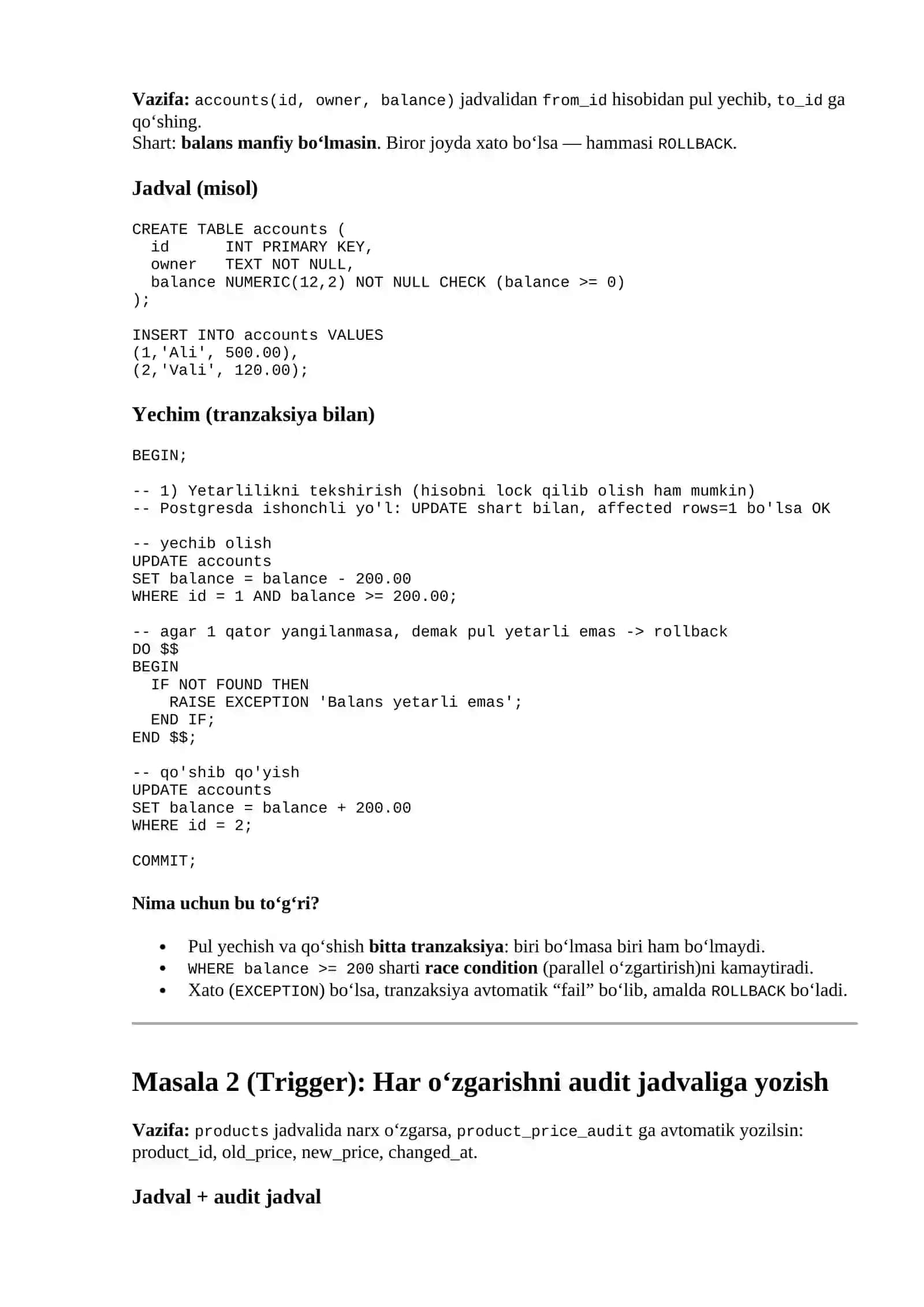 Tranzaksiya (Transaction) 2