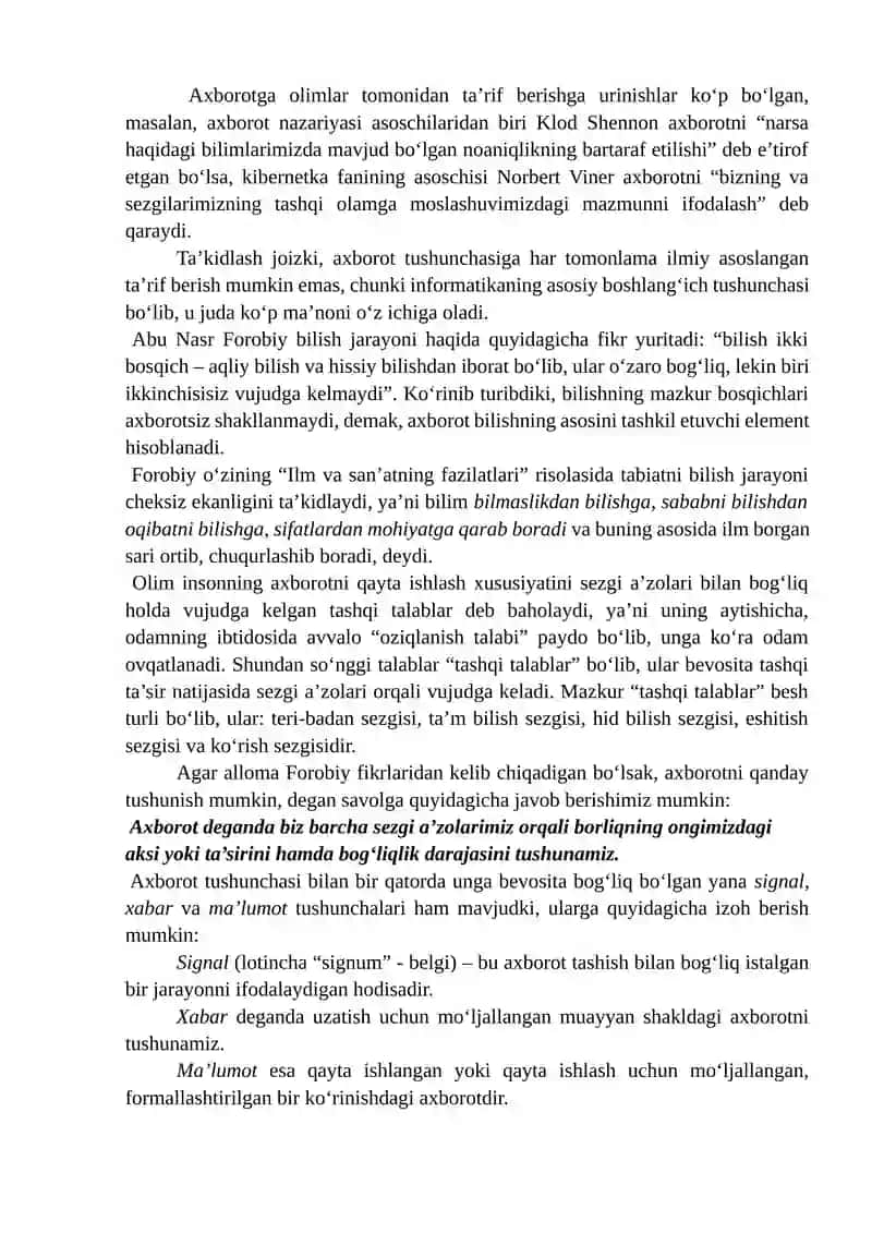 1-amaliy mashg‘ulot. Axborotlarni kodlash. Sanoq sistemalarida amallar bajarish. 2
