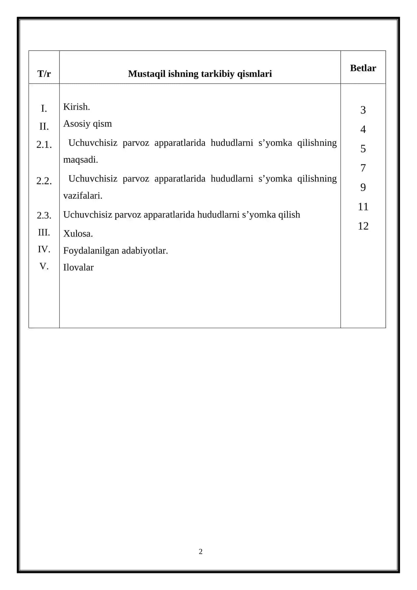 Uchuvchisiz parvoz apparatlarida hududlarni s’yomka qilish 2