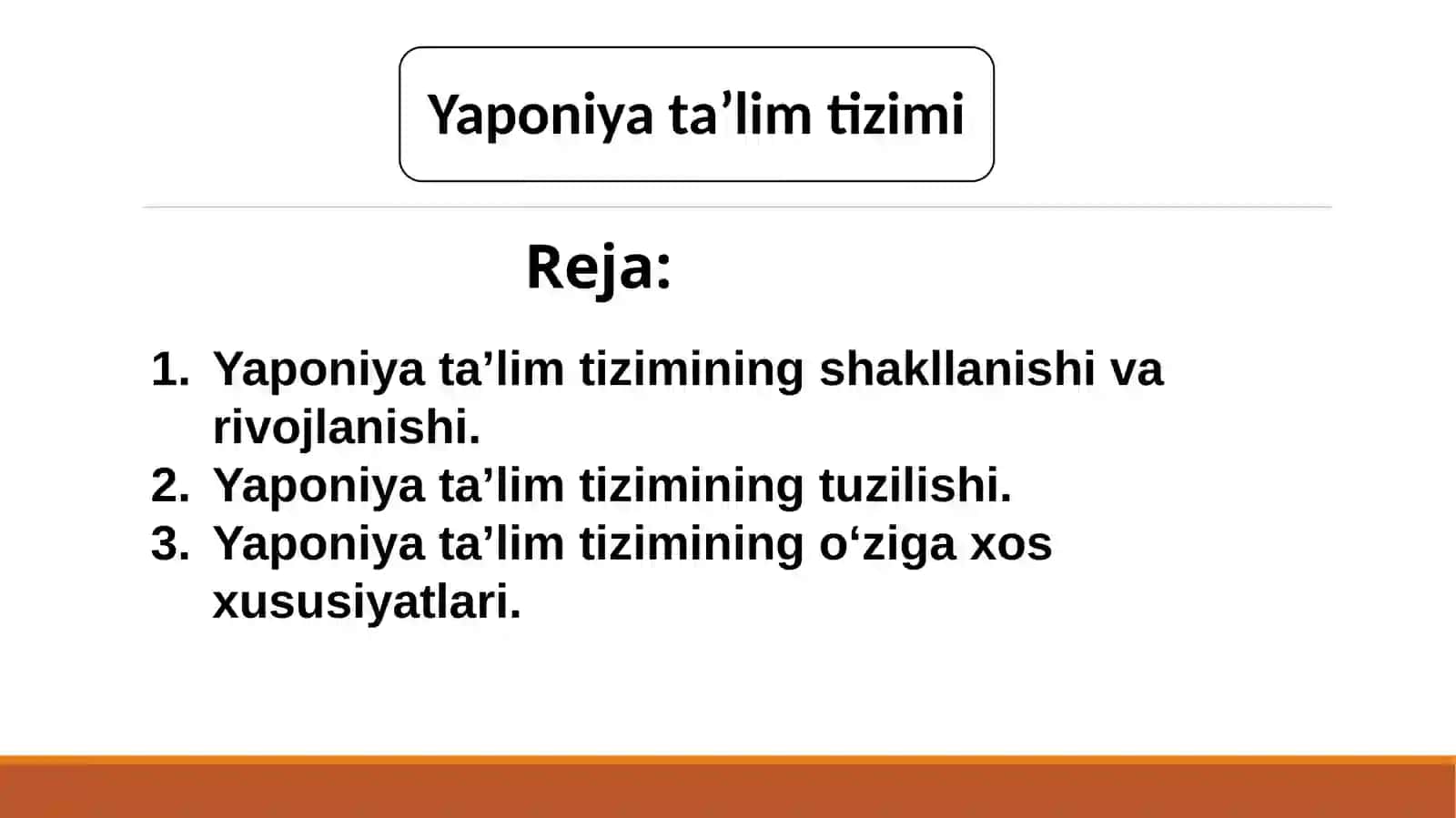 Bolalarni maktabga tayyorlash fanidan taqdimoti 2
