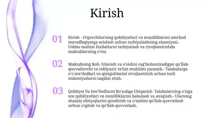 Bolalarning Qobilyati Va IsteʼDodlarini RoʻYobga Chiqarishda Maktabning Roli 2