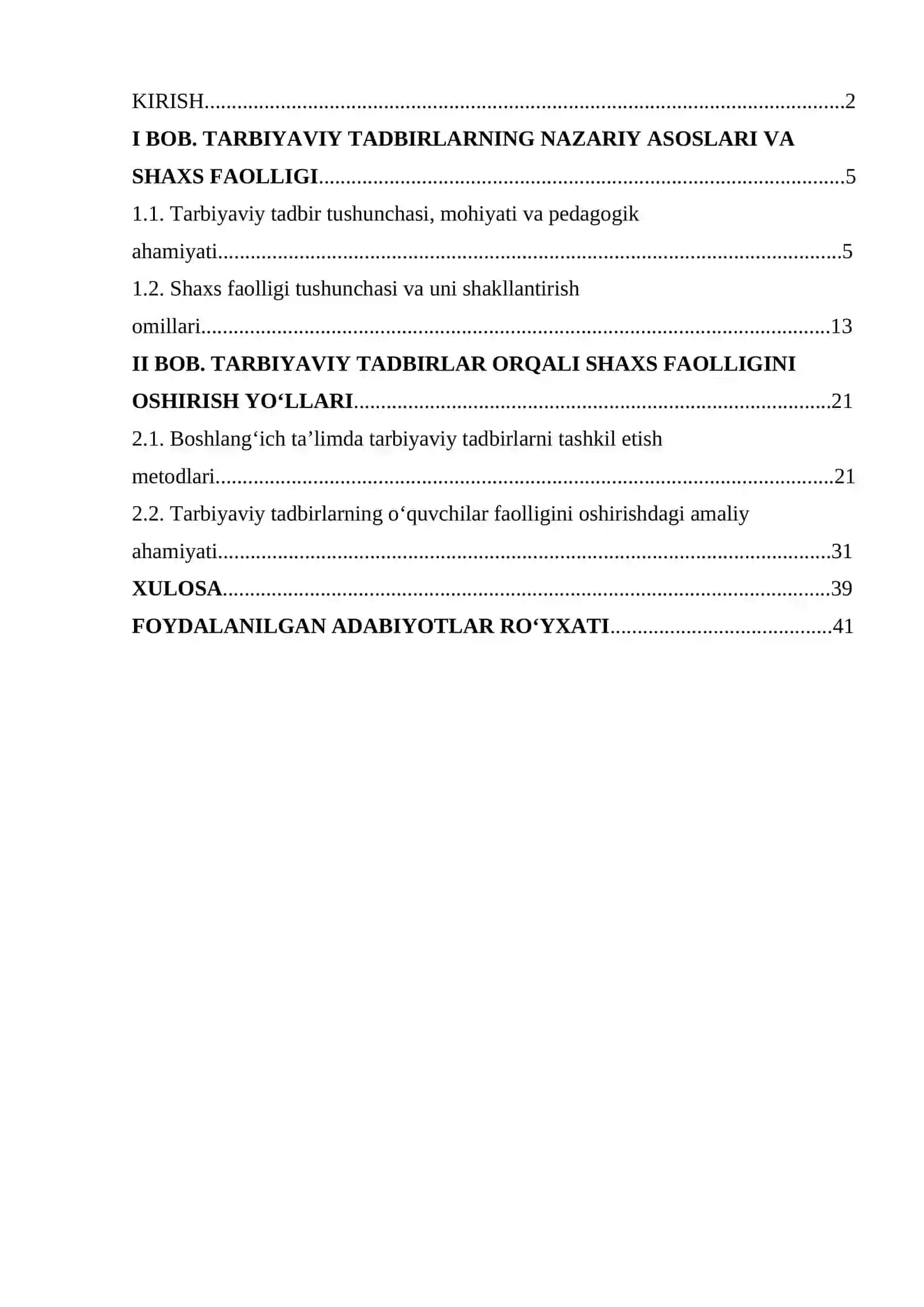 Tarbiyaviy tadbirlarning shaxs faolligini oshirishdagi ahamiyati 2