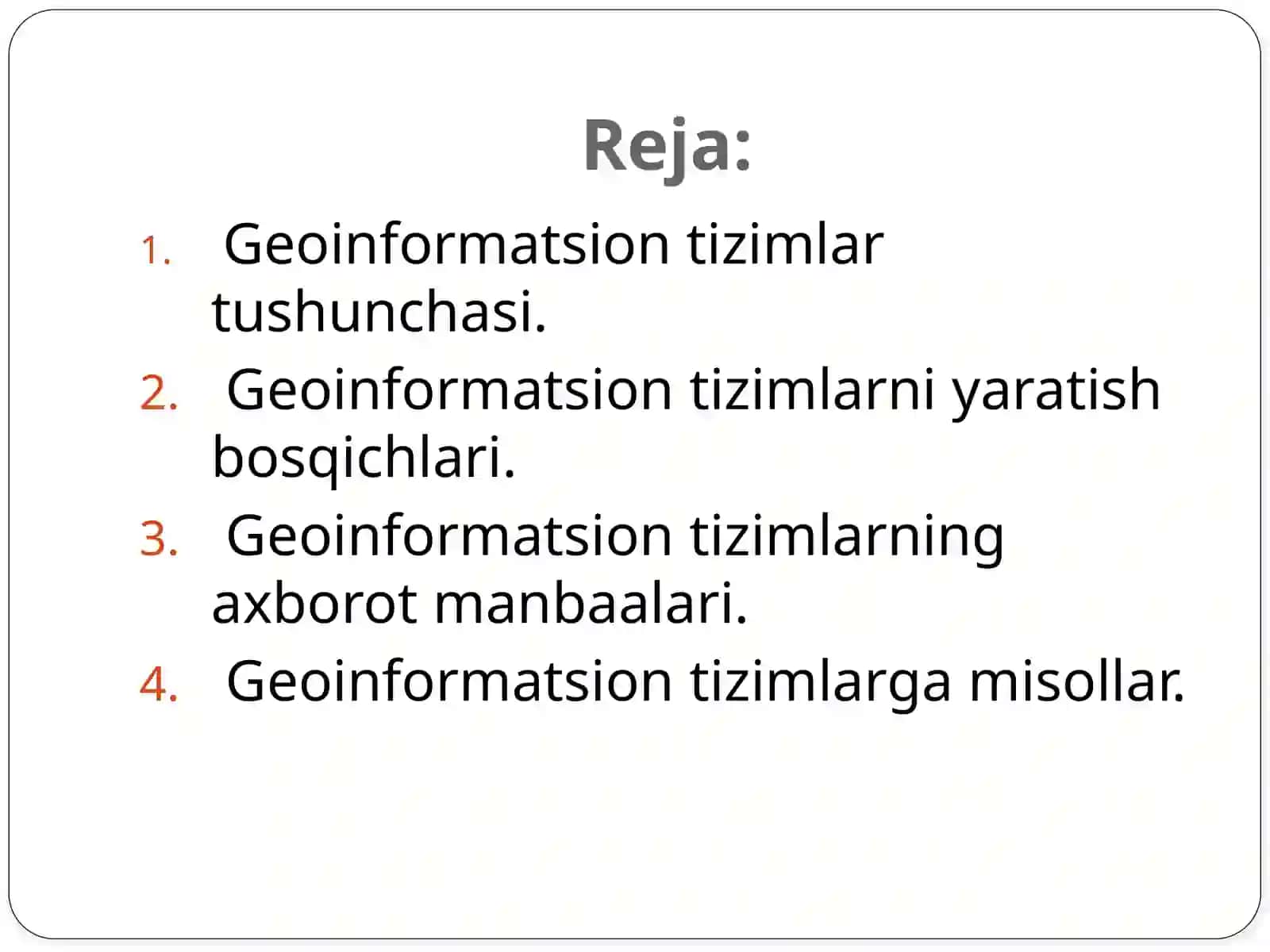 Geoinformatsiontizimlari(GIT) 2