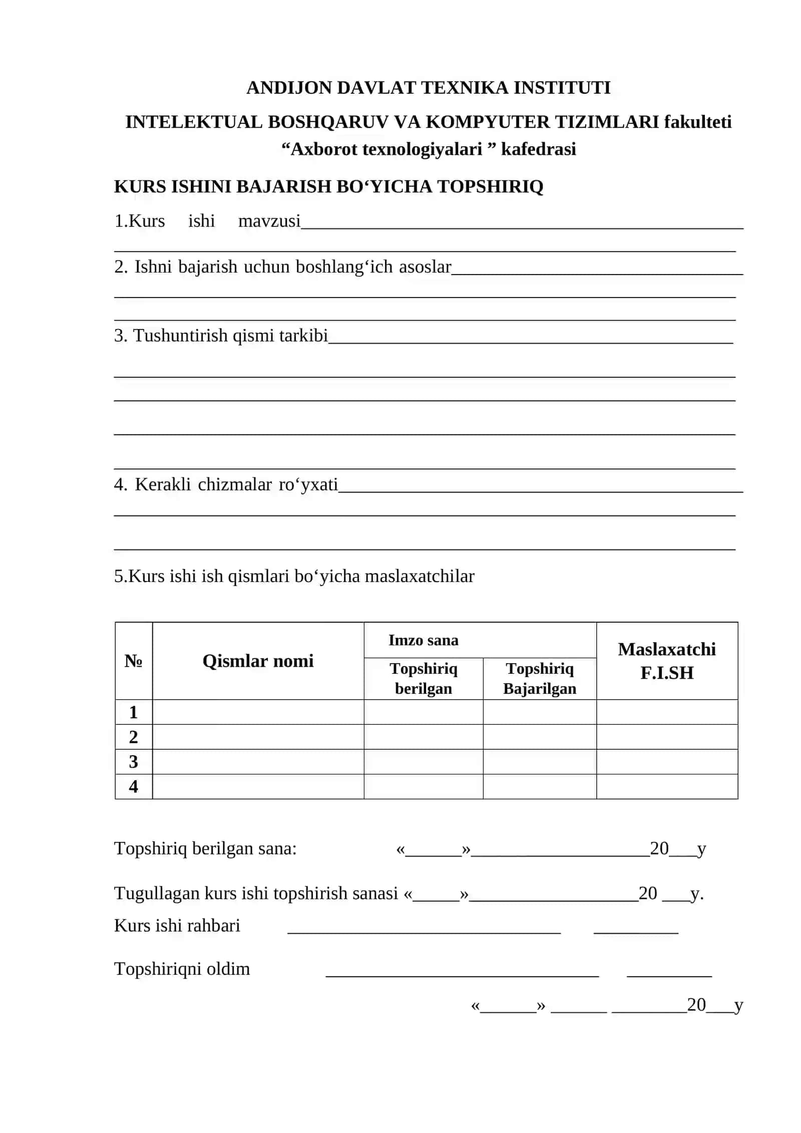 Korxona xodimlari hisobini yurituvchi ma’lumotlar bazasi 2
