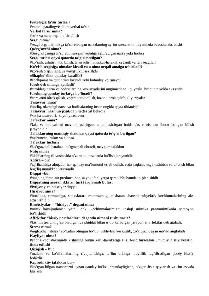 Psixologiya va sport psixologiyasi (3 bosqich bakalavr) 2