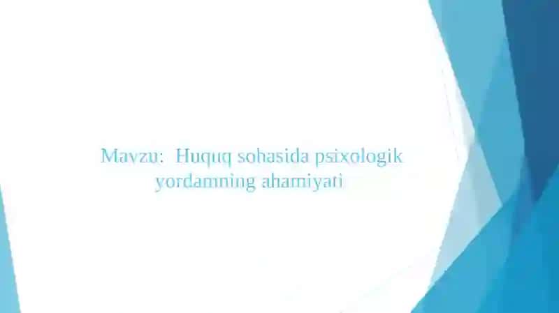 Huquqsohasidapsixologikyordamningahamiyati 2