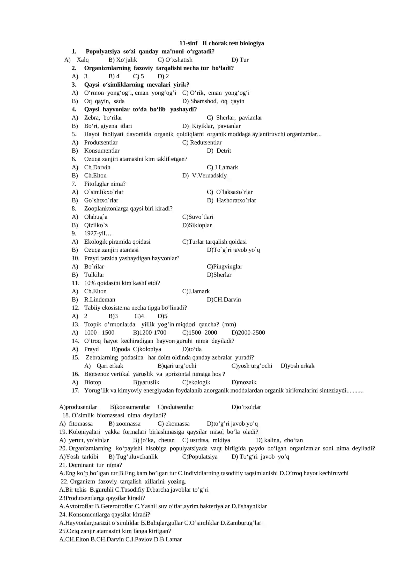 11-sinf biologiya 1-chorak 2