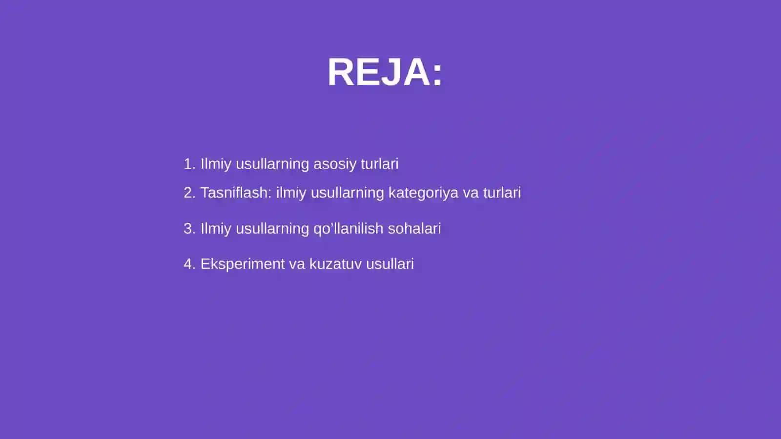 Ilmiy usullarning turlari: tasnifi, qo’llanilishi va cheklovlari 2