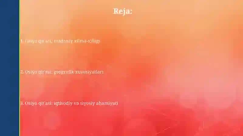 Osiyo qitasi 2
