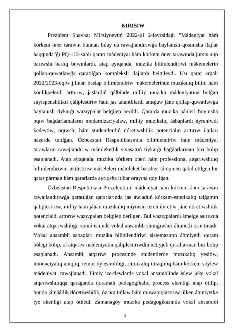 Vokal ansambli shiniǵiwlari 2