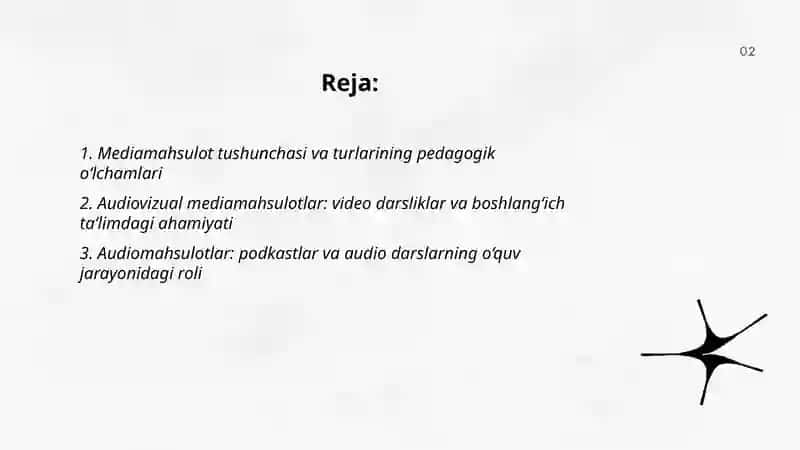 Mediamahsulot turlari va ularning boshlanģich ta'limdagi ahamiyati 2