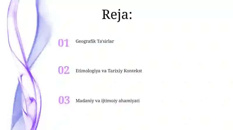 Oʻzbekiston viloyatlari toponimlari 2