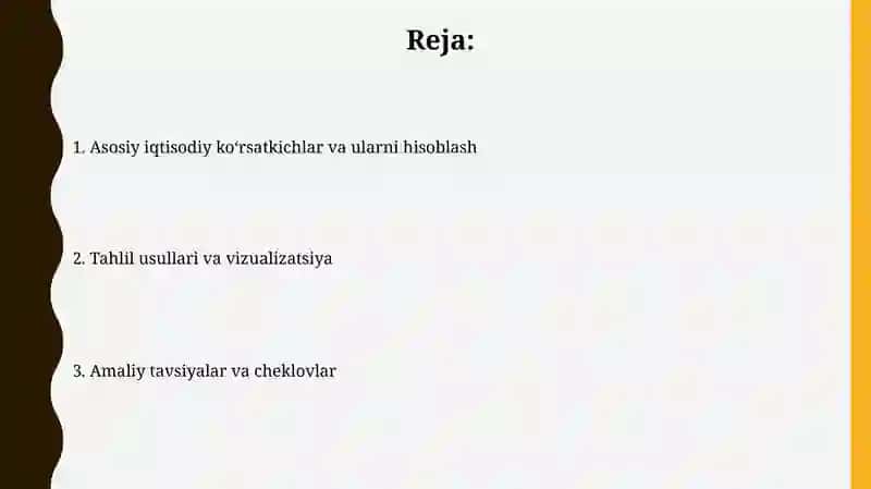 Sog'liqni saqlash sohasi bilan bog'liq iqtisodiy ko'rsatkichlar tahlili 2