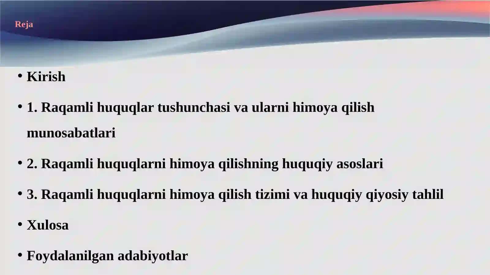 Raqamli huquqlarni himoya qilish munosabatlari vaularni tartibga solishning o‘ziga xos xususiyatlari 2