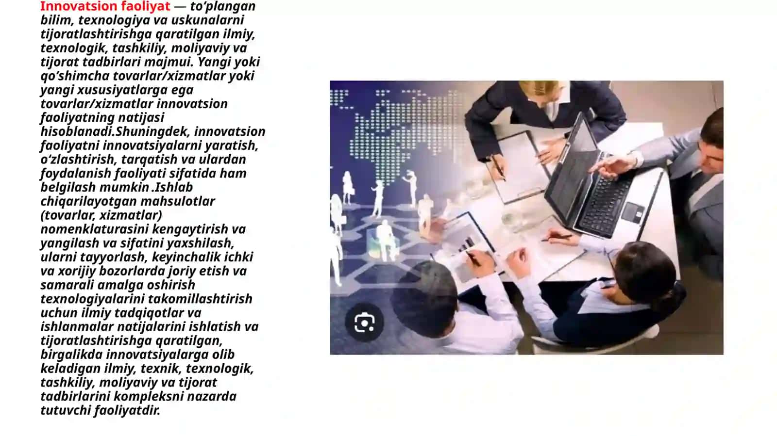 Innovatsion faoliyatni tashkilotish gʻata’siri etuvchi omillar 2