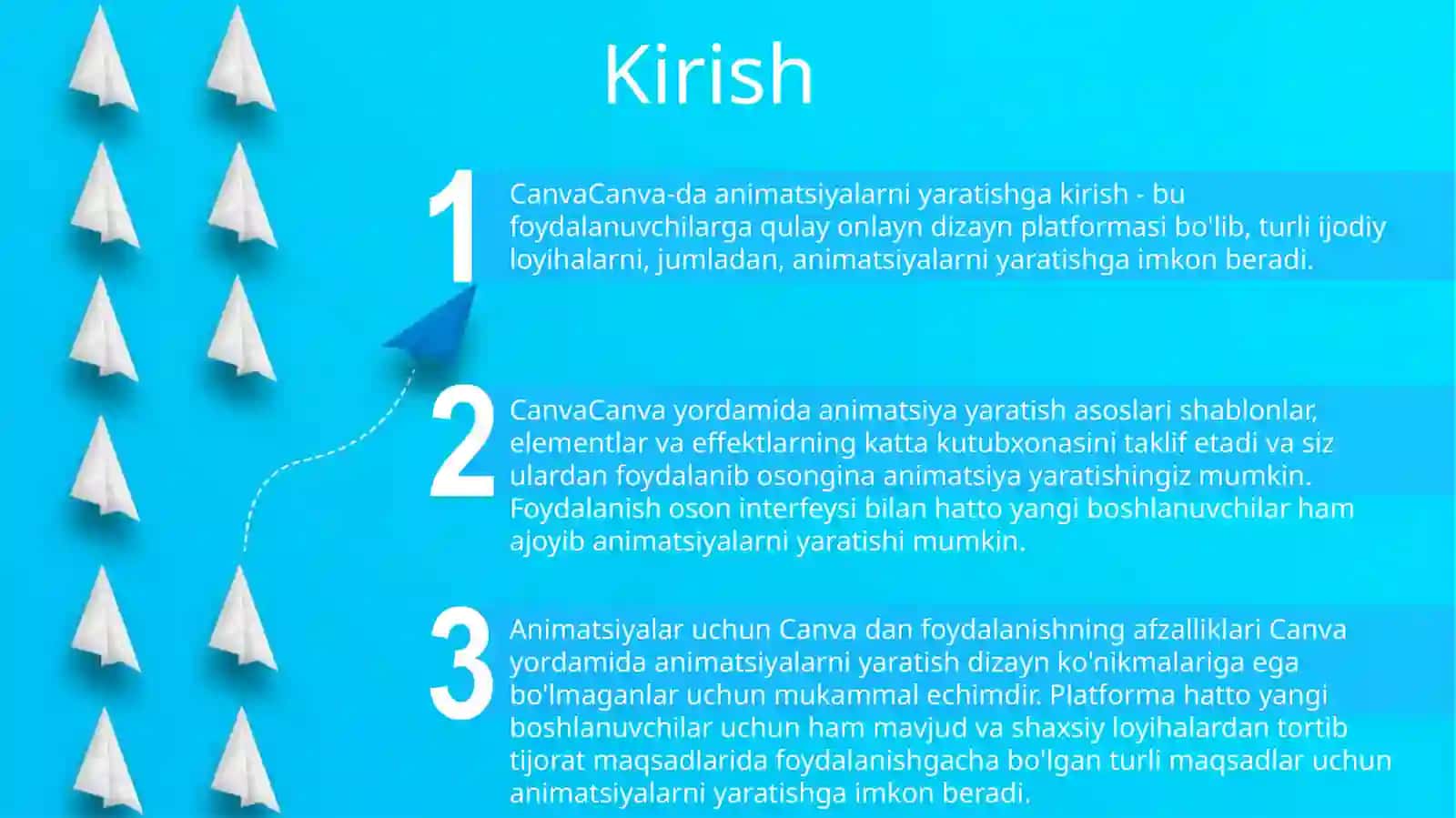 Canva Dasturida Animatsiya Yaratish 2