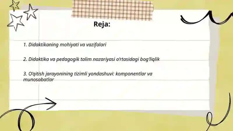 Didaktika – pedagogik talim nazariyasi 2