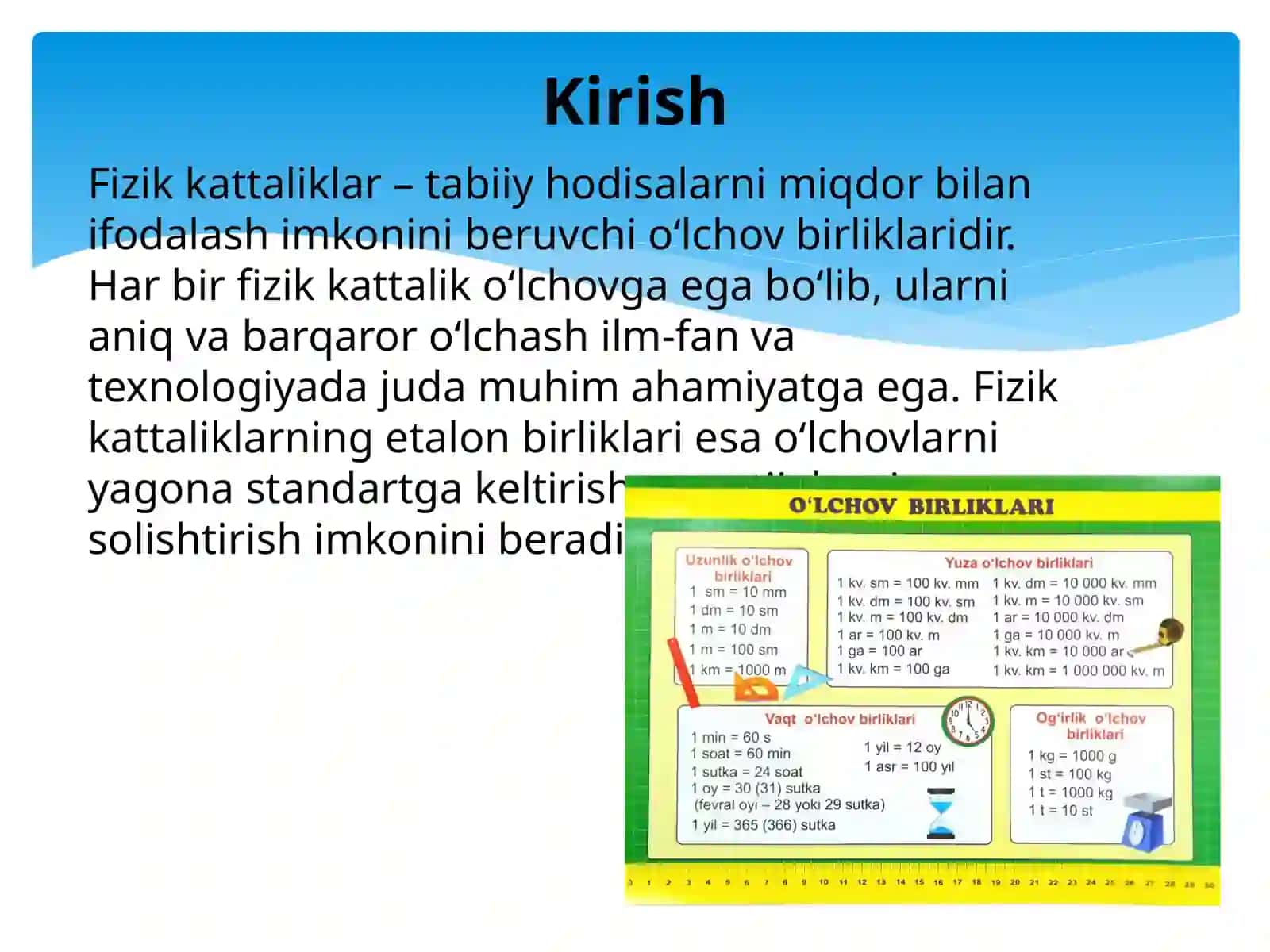 Fizik kattaliklarning etalon birliklari 2