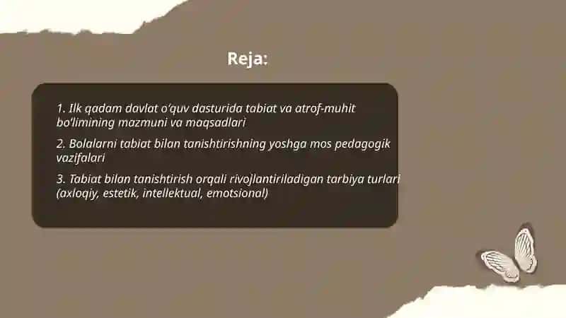 Tabiat bilan tanishtirishning metodlari 2