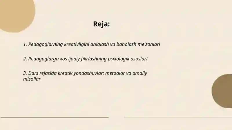 Pedagoglarga xos kreativ sifat va ijodiy-pedagogik faoliyat 2