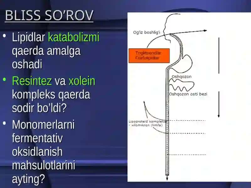 Yog’ kislotalari va keton tanachalari biosintezi. Organizmda xolesterol almashinuvi 2