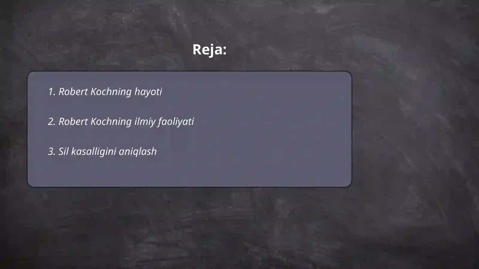 Robert Kochning hayoti 2