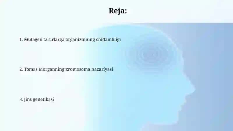 Organizmning Mutagenta'sirigachi Damliligi 2