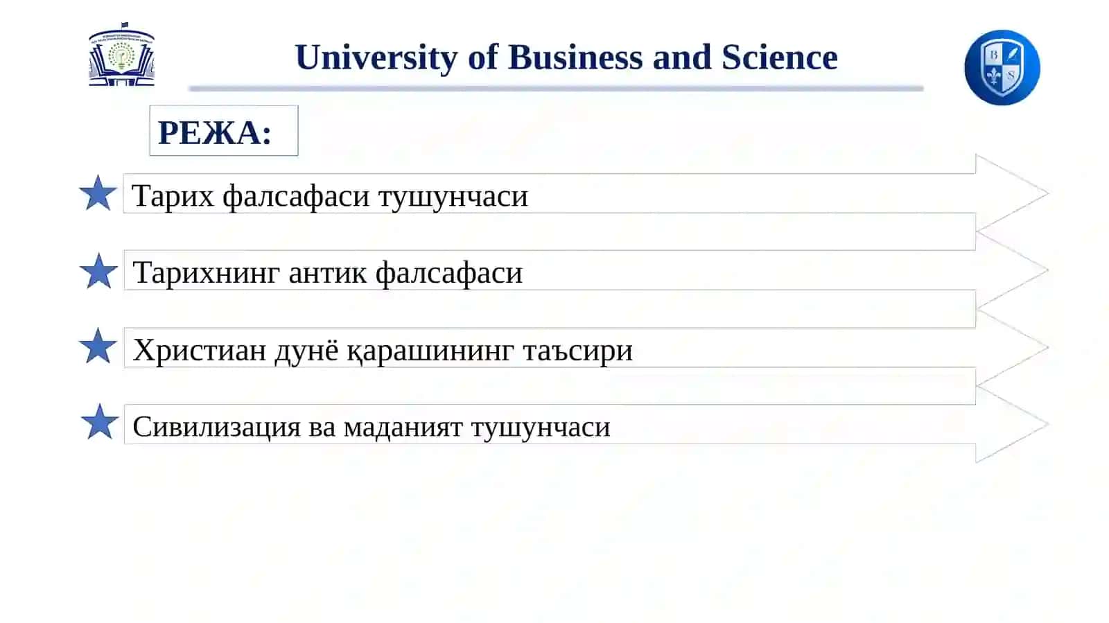 Тарих фалсафаси, сивилизация ва маданият 2
